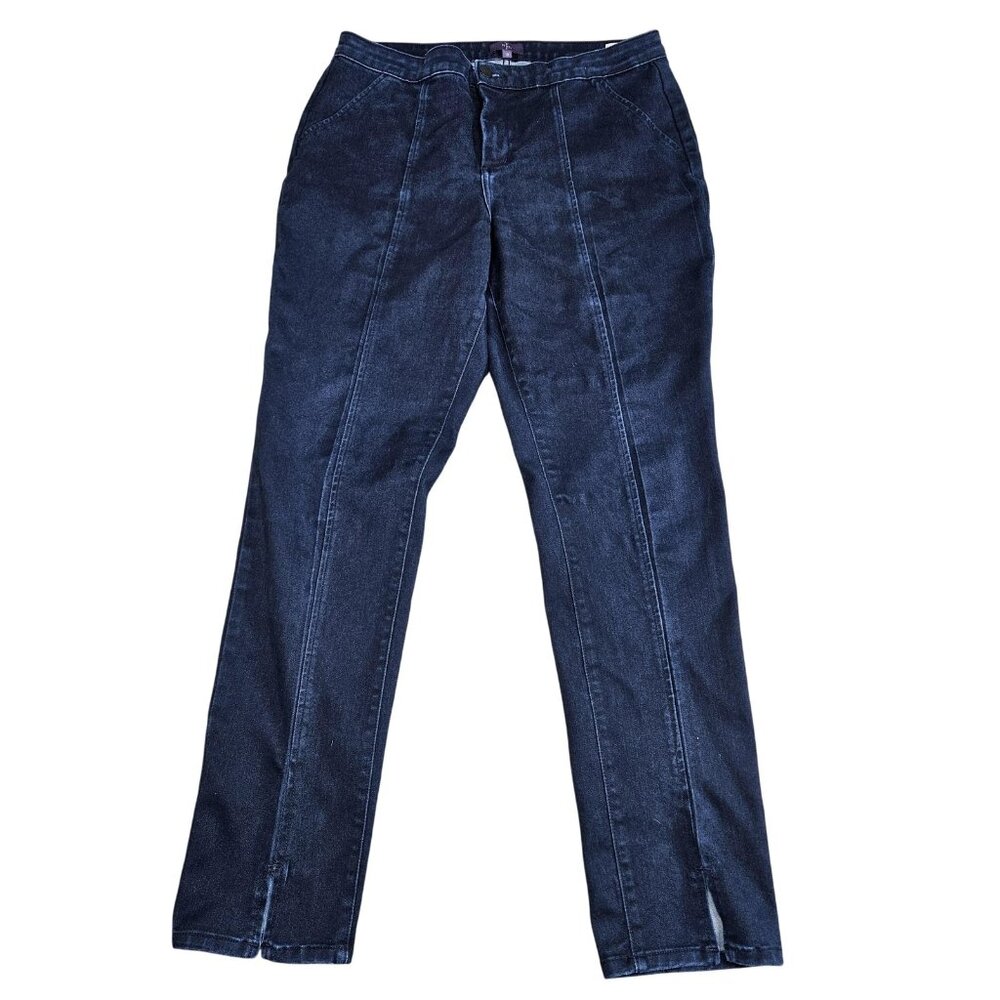 NYDJ Jegging Legging Jeans Womens 12 Blue High Rise Lift Tuck Stretch Denim‎